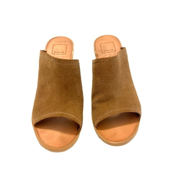 Dolce Vita Alycia Suede Mules Size 9.5 - Picture 3 of 6